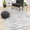 Covington Distressed Geometric Lines Indoor Area Rug - 7'10" x 10'6"|Carpette Covington à motifs de lignes géométriques vieillies pour l'intérieur - 7 pi 10 po x 10 pi 6 po