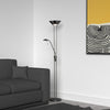 Dainolite Mother & Son Floor Lamp Matte Black Finish|Lampe à pied Mother & Son de Dainolite avec fini noir mat