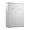 Bestar Key West 69 W Queen Murphy Bed - Pure White Oak|Grand lit escamotable Key West de Bestar de 69 po (L) - blanc chêne solide