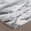 Paris Brushstrokes Cream Shag Area Rug - 6'7" x 9'6"|Carpette à poil long Paris crème à motif de coups de pinceau - 6 pi 7 po x 9 pi 6 po