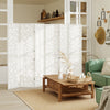 HOMCOM 6 Panel Room Divider, 5.6 FT Lightweight Privacy Screen, White