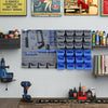 Durhand 44 Piece Wall Mounted Storage Bins|Durhand Ensemble De Rangement D'outils Bleu