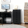 Vinsetto 7-drawer Vertical Filing Cabinet Office Storage Cabinet|Vinsetto Classeur Vertical A 7 Tiroirs Armoire De Rangement De Bureau