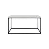 Terra Rectangular Coffee Table With Marble Top | Terra Table Basse Rectangulaire avec Plateau en Marbre
