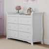 Storkcraft Avalon 6 Drawer Dresser - White