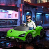 Qaba Mclaren 765lt Licensed 12v Powered Ride-On Car, Battery Powered Kids Electric Car With Scissor |Qaba Mclaren 765lt Voiture Electrique 12 V Sous Licence Pour Enfants, Alimentee Par Batterie, Avec P