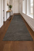 Somos Contemporary Charcoal Washable Rug 2'8" x 8'0" Indoor Area Rug | Tapis Lavable/Contemporain Somos 2'8" x 8'0" en Charbon