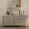Park Contemporary 68" Dresser in Gray (6-Drawer) | Commode contemporaine Park 68" en gris (6 tiroirs)