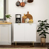 HOMCOM Sideboard Buffet Cabinet with Adjustable Shelves, White
