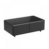 Forno Evoluto Tavolo 51" Black Smart Coffee Table – Dual Refrigerator Drawers-FCTFR7006-51BLK | Table basse intelligente Evoluto Tavolo noire 51 po – Doubles tiroirs refrigeres-FCTFR7006-51BLK