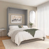 Bestar Claremont Queen Murphy Bed - Platinum Grey|Grand lit escamotable Claremont de Bestar - gris platine