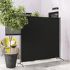 Outsunny Single Panel Privacy Screen, Uv30+ Room Divider, Black
