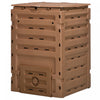 Outsunny 120 Gallon Compost Bin, Large Composter With 80 Vents, Brown|Outsunny Poubelle A Compost De 120 Gallons, Avec 80 Aerations, Marron