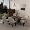 Beever Modern 6-Piece Dining Chair Set in Taupe | Ensemble de 6 chaises de salle a manger Beever Modern en taupe