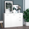 Free Standing Storage Cabinet Console Side Buffet Table Living Room