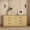 Clifford Traditional Dresser in Natural Oak (6-Drawer) | Commode traditionnelle Clifford en chene naturel (6 tiroirs)