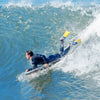 Costway 33" Lightweight Body Board With Eps Core Xpe Deck Hdpe Bottom Crescent Tail Blue