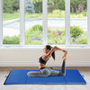 Soozier 4ft X 8ft X 2inch Tri-fold Gymnastics Tumbling Mat Exercise Mat With Carrying Handles For Mm|Soozier 4ft X 8ft X 2inch Tri-fold Gymnastics Tumbling Mat Exercise Mat With Carrying Handles, Dark