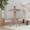 Roberta Traditional Side Table With Spider-leg Base, Driftwood | Table D’appoint Traditionnelle Roberta Avec Piètement En Pattes D’araignée, Finition Bois Flotté