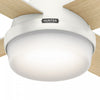 Dempsey Ceiling Fan with Light Fixture - White | Ventilateur de plafond Dempsey avec luminaire - Blanc