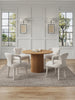Hathaway and Palmer Modern Industry Chic 5-Piece Dining Set in Silver Lining and Natural Dining Room Set | Ensemble de salle a manger 5 pieces Hathaway et Palmer Modern Industry Chic en finition Silver Lining et Naturel