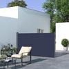 Outsunny 118" X 79" Retractable Side Awning Patio Outdoor Folding Privacy Screen With Resistance To |Outsunny 118"x79" Auvent Lateral Retractable Ecran D'intimite Pliable, Bleu
