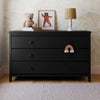 Storkcraft Alpine 6 Drawer Dresser - Black