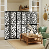 HOMCOM 6 Panel Room Divider, 5.6 FT Lightweight Privacy Screen, Black