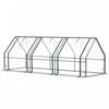 Outsunny 9' X 3' X 3' Portable Tunnel Greenhouse With Zipper Doors Clear|Outsunny Serre Tunnel Portable 9' X 3' X 3' Avec Portes A Fermeture Eclair