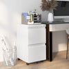 Vinsetto 2-drawer Vertical Filing Cabinet For Letter A4 Legal Size|Vinsetto Classeur Vertical A 2 Tiroirs Pour Lettre A4 Format Legal