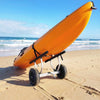 Soozier Kayak Cart with Adjustable Width and Large Wheels, Black