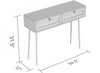 Premium Console Table With Drawers | Console de qualité supérieure avec tiroirs