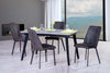 Sumatra Dining Chair, Grey (set Of 2) | Chaise De Salle A Manger Sumatra En Tissu Gris (ensemble De 2)
