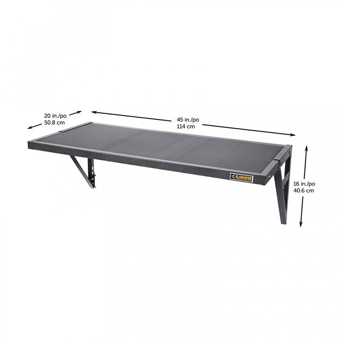 Gladiator 45\" Gearloft™ Shelf - Hammered Granite