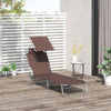 Outsunny Outdoor Lounge Chair Brown
