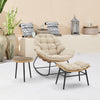 Benson Modern 3-Piece Lounge Chair Set in Cream | Ensemble de salon moderne Benson 3 pieces avec fauteuils, coloris creme