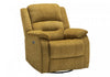 MONARCH SPECIALTIES 34" WIDE, LARGE UPHOLSTERED POWER RECLINING CHAIR, USB PORTS INCLUDED, GOLD FABRIC, TRANSITIONAL RECLINER | MONARCH SPECIALTIES 34" DE LARGEUR, GRAND FAUTEUIL REMBOURRE INCLINABLE, PORT USB INCLUS, TISSU DORE, TRANSITIONNEL