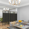 Homcom 6 Panel Folding Room Divider 5.6 Ft Privacy Screen|Homcom Paravent Pliable A 6 Panneaux, Ecran De Confidentialite