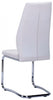 Julius Dining Chair, White Faux Leather (set Of 2) | Chaise De Salle A Manger Julius En Similicuir Blanc (ensemble De 2)