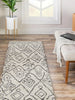 Aurelia Contemporary 2'3" x 7'6" Runner Rug in Ivory Indoor Area Rug | Tapis Contemporain Aurelia 2'3" x 7'6" en Ivoire