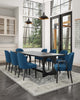 Hillman Modern 8-Piece Dining Chair Set in Blue | Ensemble moderne de 8 chaises de salle a manger Hillman en bleu