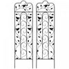 Outsunny Garden Trellis With Birds For Climbing Plants, 2 Pack, 59" Tall|Outsunny Treillis De Jardin Pour Plantes Grimpantes, Lot De 2, 59" De Haut