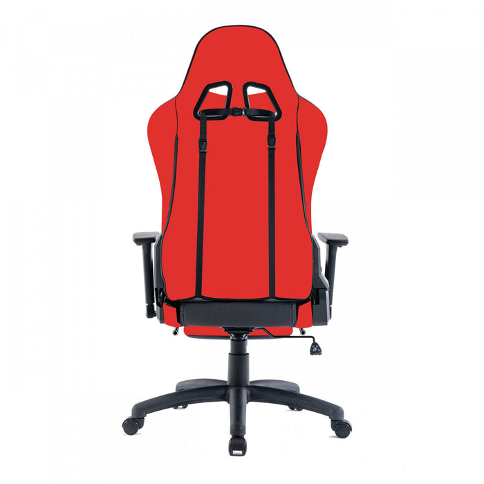 TygerClaw Gaming Chair with Lumbar Pillow and Leg Rest Office Chair