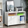 Homcom File Cabinet With 2 Lockable Drawers|Homcom Classeur Avec 2 Tiroirs Verrouillables