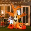 Homcom 8ft Haunted Tree Inflatable Halloween Decoration|Homcom Arbre Fantome D'halloween