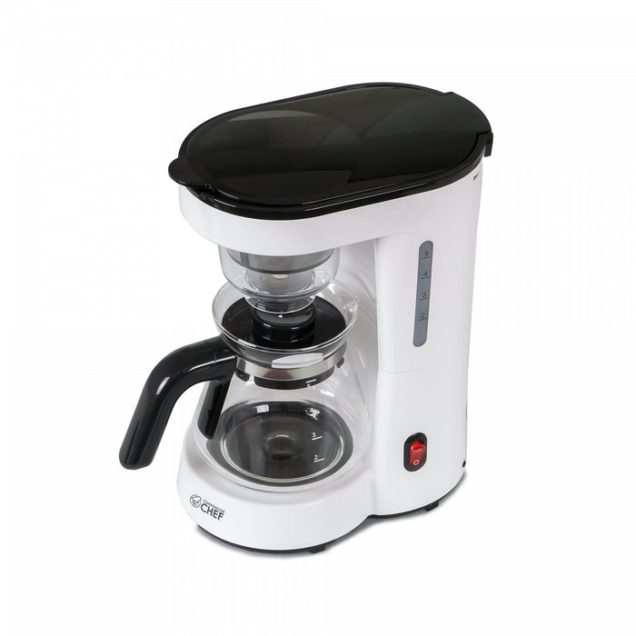 CHK Series Commercial Chef 5-Cup Small Drip Coffee Maker, CHCP05W, White