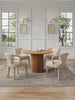 Hathaway and Palmer Modern Industry Chic 5-Piece Dining Set in Ivory and Natural Dining Room Set | Ensemble de salle a manger chic industriel moderne Hathaway et Palmer 5 pieces en ivoire et naturel