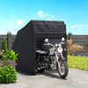 Outsunny Motorcycle Shelter, Waterproof Motorbike Cover W/ 2 Mesh Windows