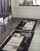 Sorelle Contemporary 2'2" x 7'7" Runner Rug in Grey Indoor Area Rug | Tapis Contemporain Sorelle 2'2" x 7'7" en Gris