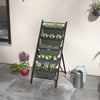 Outsunny 5-tier Vertical Raised Garden Bed With 5 Planter Boxes, Grey|Outsunny Lit De Jardin Sureleve Vertical A 5 Etages, Gris